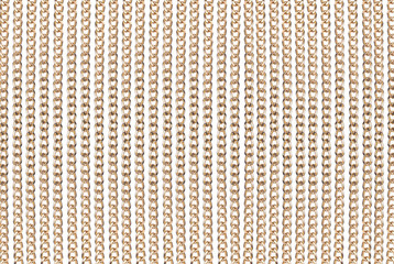 Golden chain pattern background
