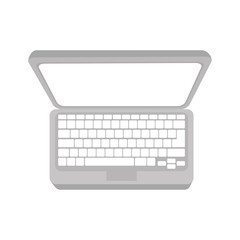 laptop screen technology computer gadget device portable vector illustration
