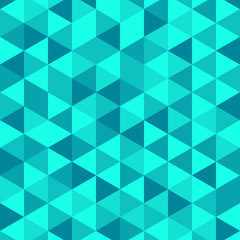 Bright isometric pattern of triangles.