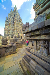 Temple Hindou de Prambanan, île de Java, Indonésie, 