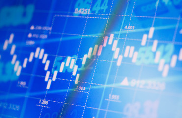 Finance data concept