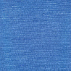 Natural Bright Blue Flax Fiber Linen Texture, Detailed Macro Closeup, Rustic Crumpled Vintage Textured Fabric Burlap Canvas Pattern, Rough Background Copy Space