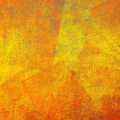 Yellow wall with cracks and peeling paint in grunge