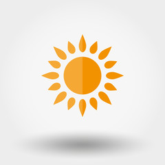 Sun Icon Vector.