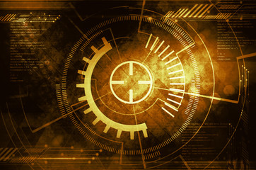 Dark technology background