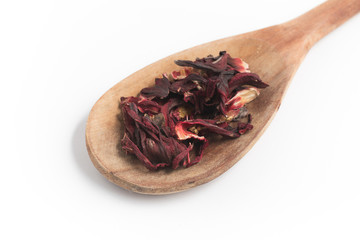 Dried hibiscus flower