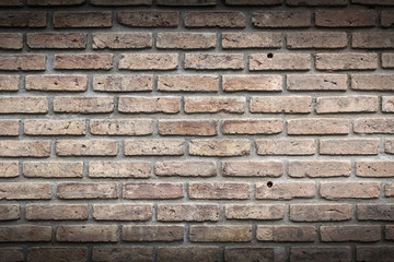 Brick wall texture pattern or brick wall background for interior or exterior design with copy space for text or image.
