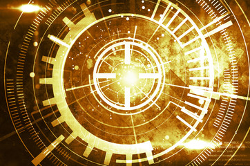 Dark technology background