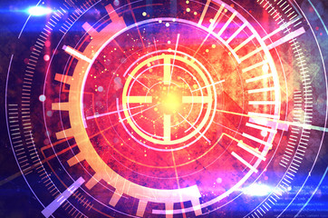 Dark technology background