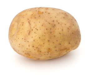new potato tuber isolated on white background cutout