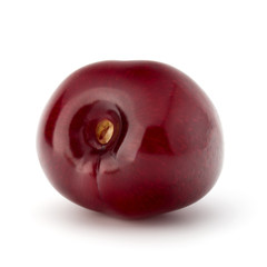 Obraz premium Sweet cherry berry isolated on white background cutout