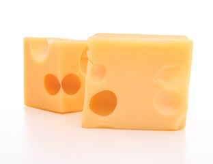 cheese isolated on white background cutout