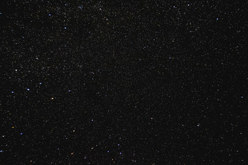 The stars in the night sky.
