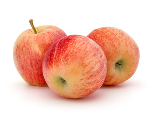 Red apple isolated on white background cutout