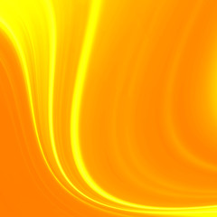 Red and yellow background of abstract warm curves