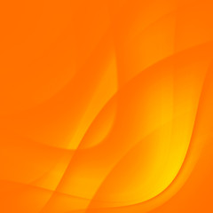 Red and yellow background of abstract warm curves