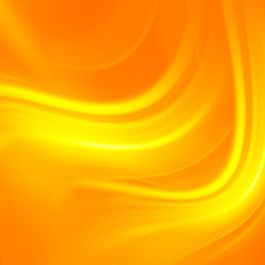 Red and yellow background of abstract warm curves