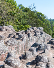Sandstone node cliff