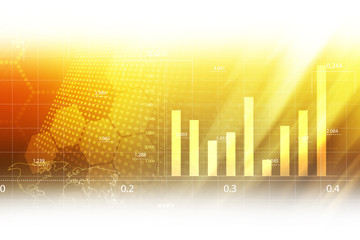 Finance data concept