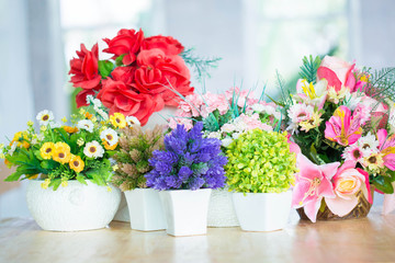 Colorful decoration artificial flower