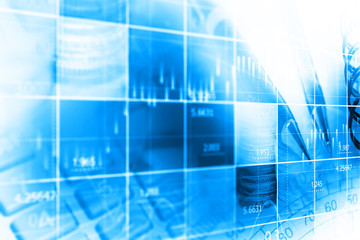 Fototapeta premium Finance data concept