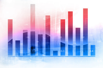 Finance data concept