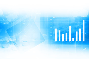 Finance data concept