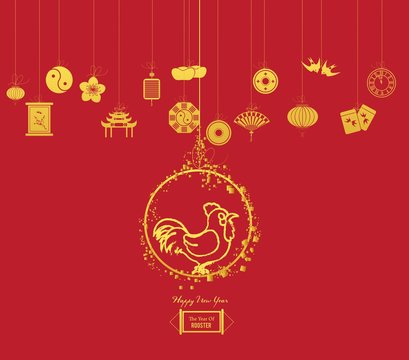 Chinese new year. Year of Rooster