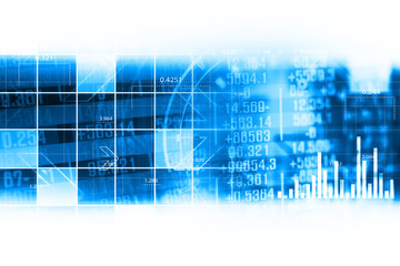 Finance data concept