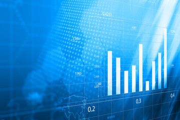 Finance data concept