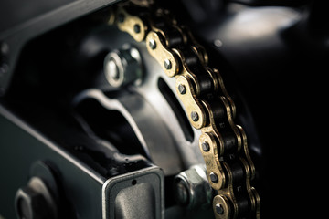 motorcycle chain - 119108760