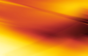 Orange and yellow background of abstract warm curves