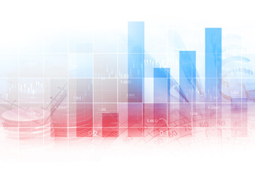 Finance data concept