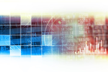 Finance data concept