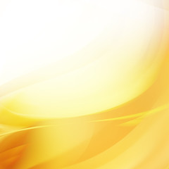 Fond orange et jaune de courbes chaudes abstraites