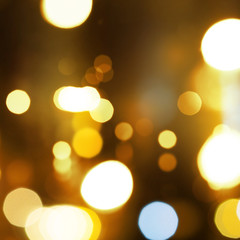 Abstract circular bokeh background of Christmaslight