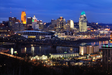 Obraz premium Downtown Cincinnati