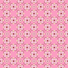 Fototapeta premium floral pattern with flowers and leaves.