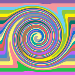 Colorful rainbow swirling pattern