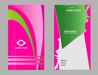 Vector business card
