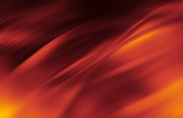 Red and yellow background of abstract warm curves