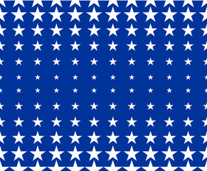 Simple star shape seamless pattern. Vector geometric starlight b