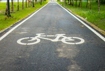Obraz premium bike lane