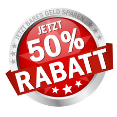 Button Jetzt 50% Rabatt