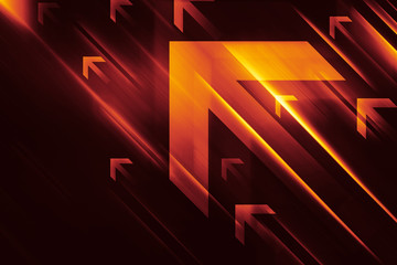 Abstract arrows technology background