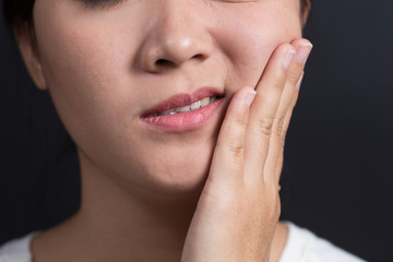 Woman has Tooth Ache