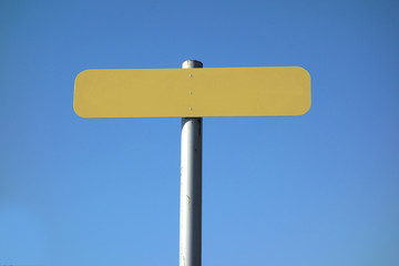empty signal on a perfect blue sky