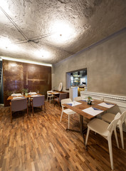 Fototapeta na wymiar modern restaurant interior