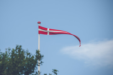 Danish pennant in the wind