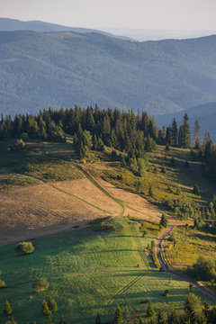Gorce z lotu ptaka, widok na Gorc Kamieniecki 
